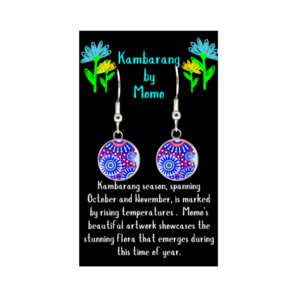 Aboriginal Earrings - Kambarang - by Momo - Image 3