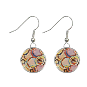 Aboriginal Earrings - Earth Colours Desert - by Josh