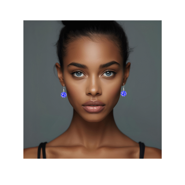 Aboriginal Earrings - Floating Flowers - by Momo - Image 2