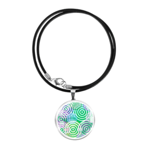 Aboriginal Necklace - Connections Green - by Momo