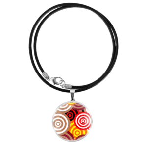 Aboriginal Necklace - Ochre Brown - by Josh