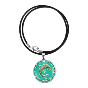 Dolphin Necklace - Sage - by Disey