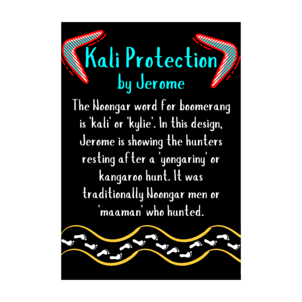 Aboriginal Necklace - Kali Protection Red - by Jerome - Image 2