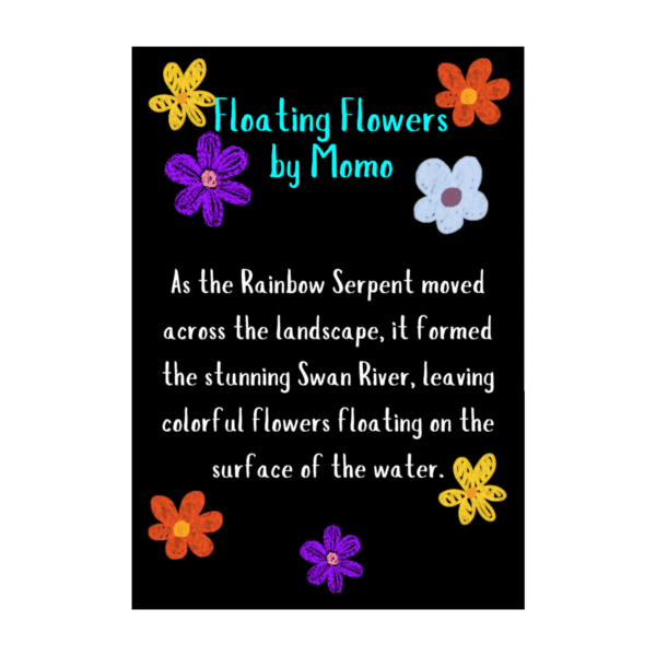 Aboriginal Necklace - Floating Flowers - by Momo - Image 2