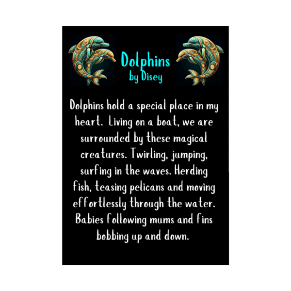 Dolphin Necklace - Sage - by Disey - Image 2