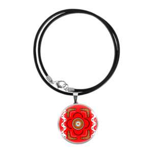 Aboriginal Necklace - Kali Protection Red - by Jerome