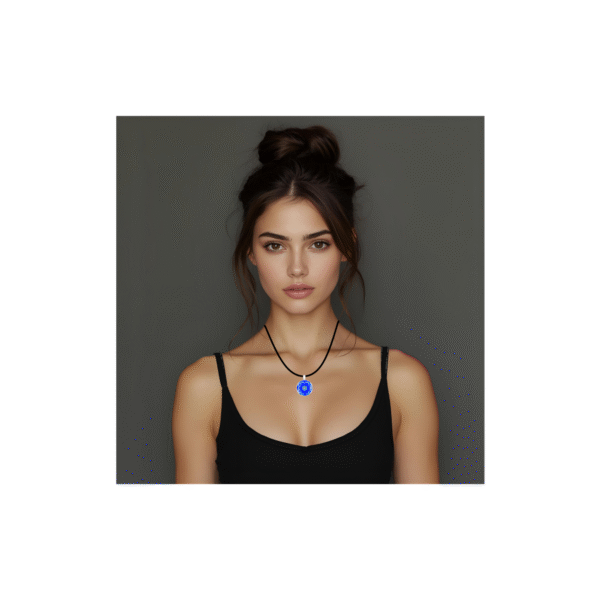 Aboriginal Necklace - Kali Protection Blue - by Jerome - Image 3