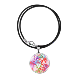 Aboriginal Necklace - Connections Red - by Momo