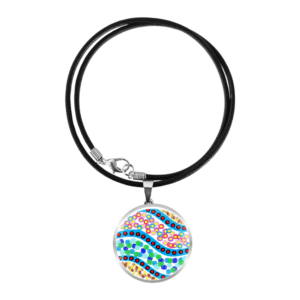Aboriginal Necklace - Swan River Dreaming - by Momo