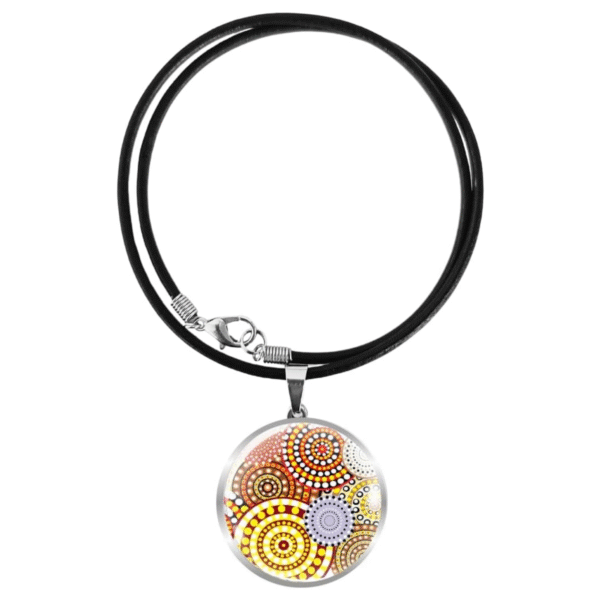 Aboriginal Necklace - Ochre Gold - by Josh