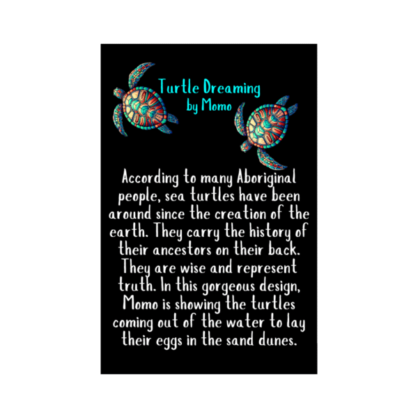 Aboriginal Necklace - Turtle Dreaming Green - by Momo - Image 2