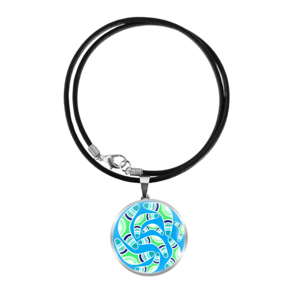 Aboriginal Necklace - Kali Aqua - by Jerome
