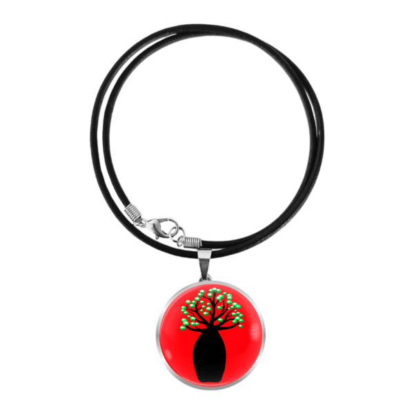 Boab Necklace - Red - by Disey