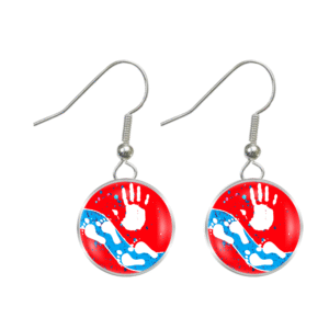 Aboriginal Earrings - In the Beginning - by Josh