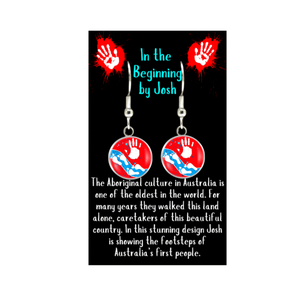 Aboriginal Earrings - In the Beginning - by Josh - Image 3