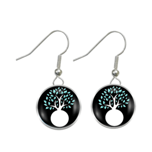 Boab Earrings - Black - by Disey